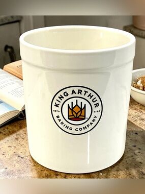 King Arthur Baking Company 1 Qt Sourdough Starter Crock Chantal Ceramic No Lid